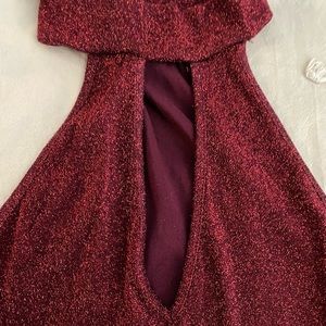 NWT Red Sparkly Bodysuit